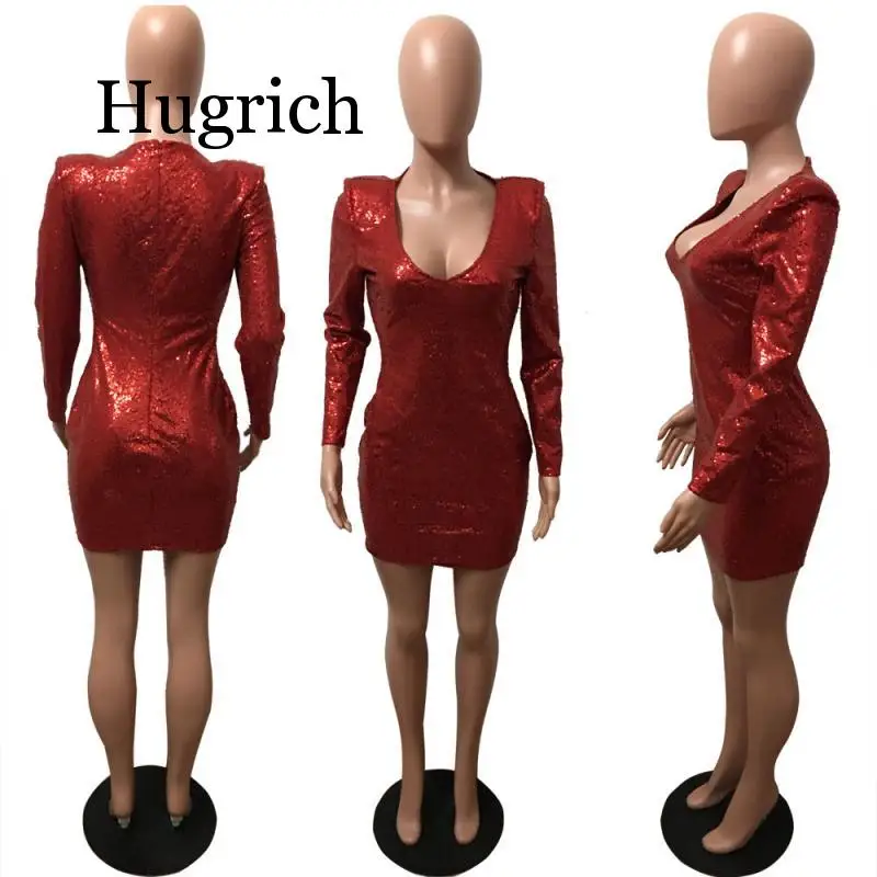 Sequin Women Dress Fashion2020 Party Dresses Womens Long Sleeve V neck Sequined Slim Mini Dress Short Wrap Sexy Wear
Sequin Women Dress Fashion2020 Party Dresses Womens Long Sleeve V neck Sequined Slim Mini Dress Short Wrap Sexy Wear