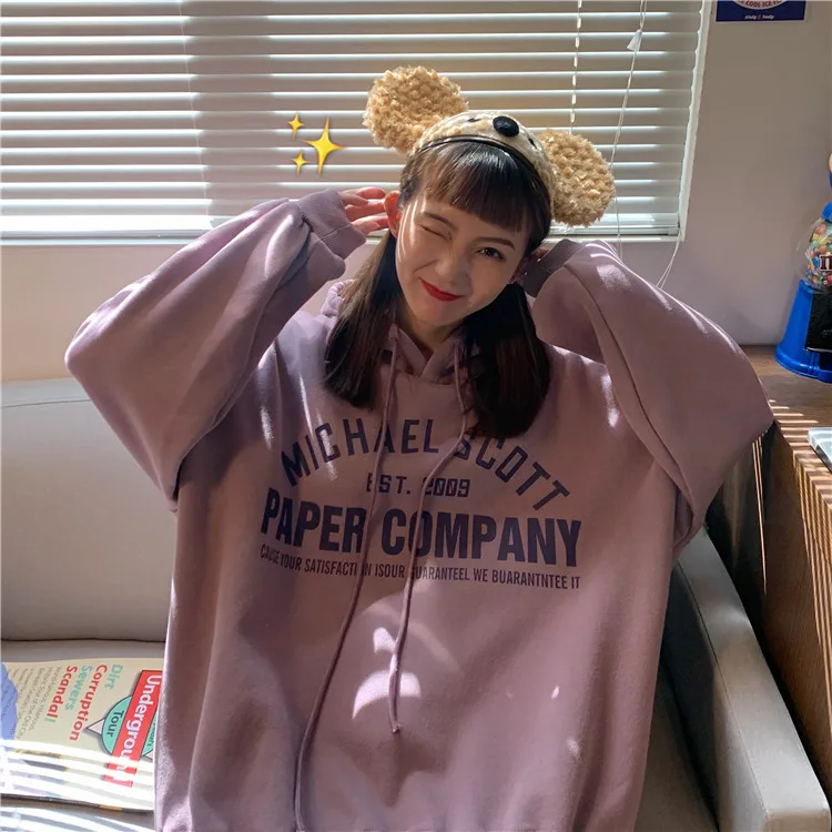 2020 Winter Hooded Letter Printed Women Plus Velvet Warm Sweatshirt Pullover Coat
2020 Winter Hooded Letter Printed Women Plus Velvet Warm Sweatshirt Pullover Coat