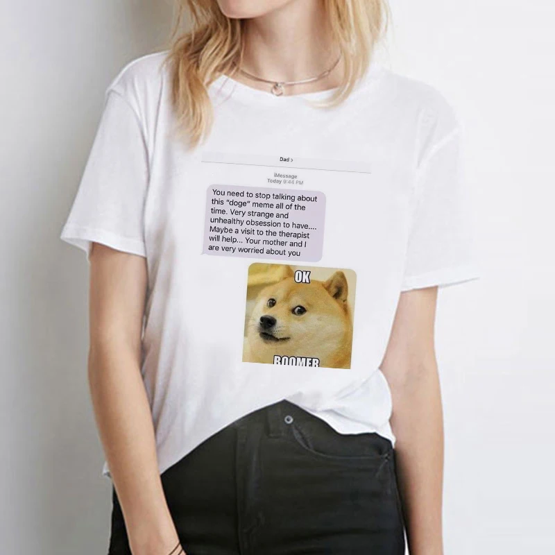 Showtly Women clothes 2019 OK Boomer Printed T Shirt Cool Fashion Harajuku Short Sleeve Gothic T Shirts Casual Loose Christmas
Showtly Women clothes 2019 OK Boomer Printed T Shirt Cool Fashion Harajuku Short Sleeve Gothic T Shirts Casual Loose Christmas