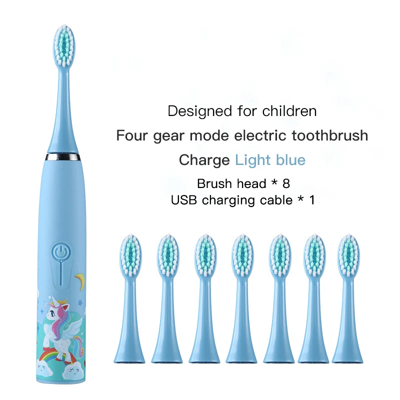 Children's Sonic Electric Toothbrush USB and battery powered Cute Cartoon Teeth Whitening Soft Bristle Toothbrush for Kids
Children's Sonic Electric Toothbrush USB and battery powered Cute Cartoon Teeth Whitening Soft Bristle Toothbrush for Kids