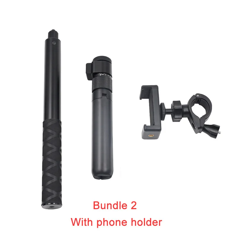 ONE X Telescopic Rod Selfie Stick + Tripod 360 Rotary Handle Bracket for Insta360 ONE X / ONE Bullet Time Beam Accessories
ONE X Telescopic Rod Selfie Stick + Tripod 360 Rotary Handle Bracket for Insta360 ONE X / ONE Bullet Time Beam Accessories