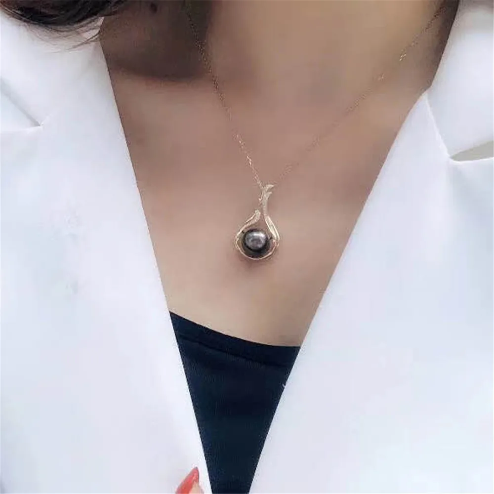 DIY Pearl Accessories S925 Sterling Silver Concealer Beads Jade Pendant Base Empty Support For Women Making Jewelry Gift 
DIY Pearl Accessories S925 Sterling Silver Concealer Beads Jade Pendant Base Empty Support For Women Making Jewelry Gift