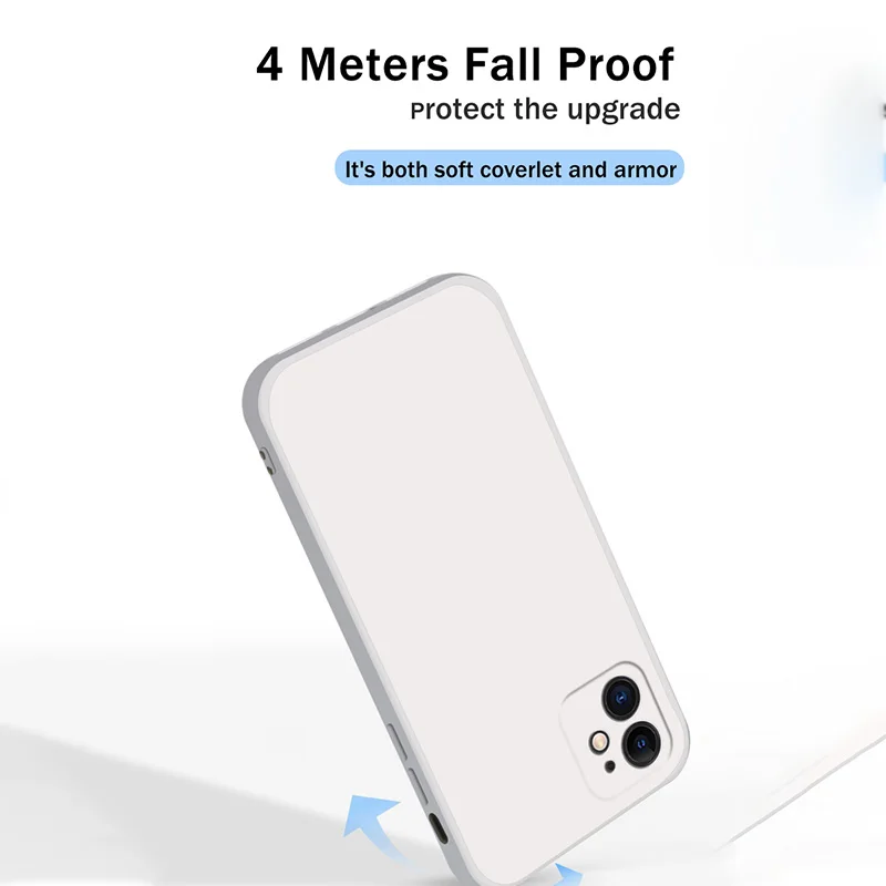 Square Liquid Silicone Case for iPhone 12 Pro XS Max XR X SE Coque Full Cover Plain Case for iPhone 11 7 8 Plus 6 6S Shell
Square Liquid Silicone Case for iPhone 12 Pro XS Max XR X SE Coque Full Cover Plain Case for iPhone 11 7 8 Plus 6 6S Shell