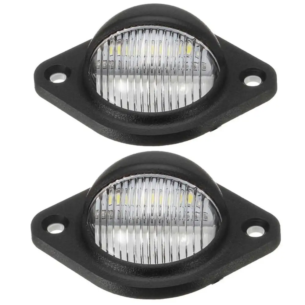 12V 24V 3 LEDs License Plate Light Rear Tail Licence Number Plate Light Lamp LED Universal For Trailer Truck Lorries Van Carava
12V 24V 3 LEDs License Plate Light Rear Tail Licence Number Plate Light Lamp LED Universal For Trailer Truck Lorries Van Carava
