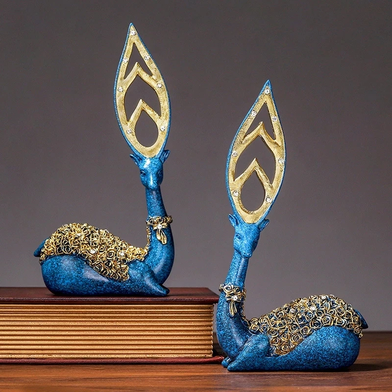 2 packs classical resin couple elk ornaments desktop decoration crafts Nordic fairy tale deer Valentine's Day wedding decor gift
2 packs classical resin couple elk ornaments desktop decoration crafts Nordic fairy tale deer Valentine's Day wedding decor gift