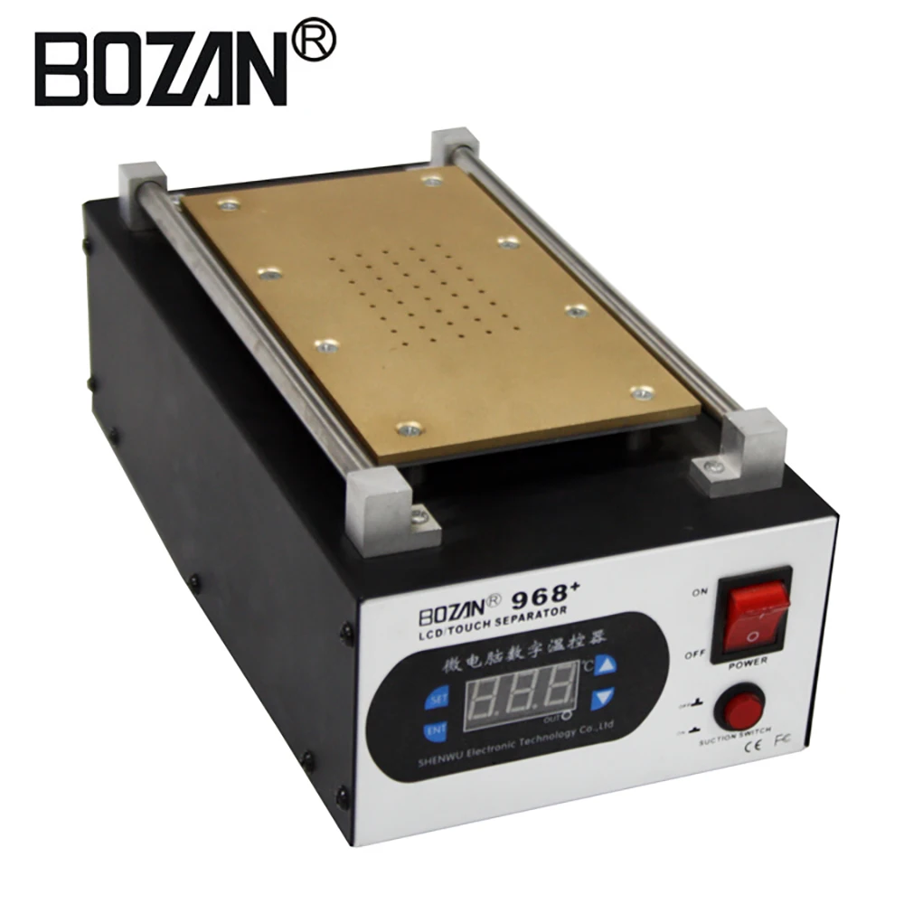 BOZAN 968+ LCD Separator Max 7inch LCD Touch Screen Glass Separating Machine Built-in Vacuum Pump Factory Directly Sale
BOZAN 968+ LCD Separator Max 7inch LCD Touch Screen Glass Separating Machine Built-in Vacuum Pump Factory Directly Sale