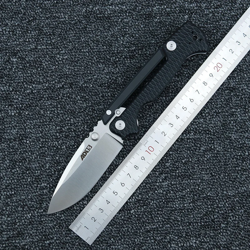 

Складной нож LEMIFSHE AD15, Алюминиевый Карманный Клинок с лезвием D2, рукоятка из G10, для повседневного использования, кемпинга, охоты, выживания