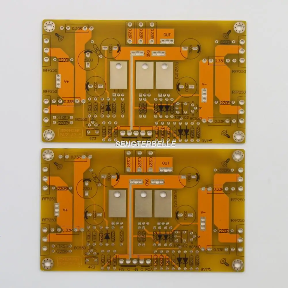 PASS A3 HiFi Single-End Class A 30W Amplifier Board Blank PCB Balanced Power Amp
PASS A3 HiFi Single-End Class A 30W Amplifier Board Blank PCB Balanced Power Amp