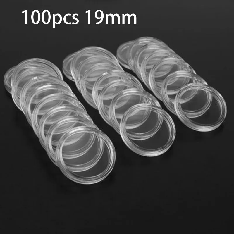 1/100pcs 19*5mm Set Of Coin Capsules Your Own Collections Or As A Gift For Any Occasion Coin Collection Crescent Opening Design
1/100pcs 19*5mm Set Of Coin Capsules Your Own Collections Or As A Gift For Any Occasion Coin Collection Crescent Opening Design