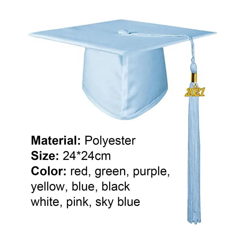 Unisex Graduation Hat Decorative Polyester Adult Graduation Tassel Cap for Bachelor Graduation Cap
Unisex Graduation Hat Decorative Polyester Adult Graduation Tassel Cap for Bachelor Graduation Cap