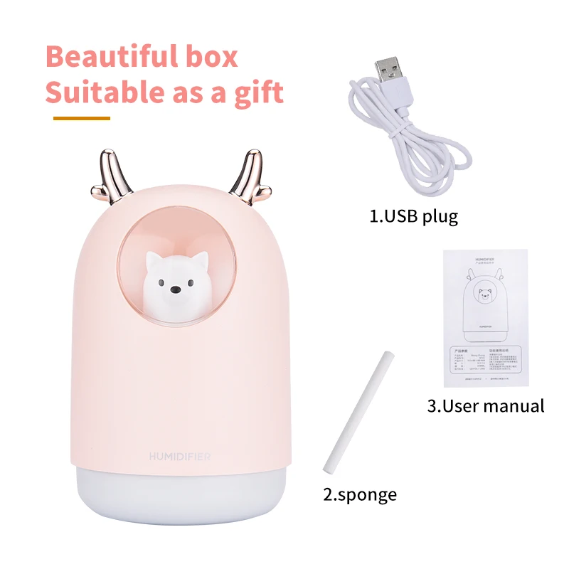 Electric Humidifier Essential Aroma Oil Diffuser Ultrasonic Grain Air Humidifier USB 300ml Mini Mist Maker LED Light
Electric Humidifier Essential Aroma Oil Diffuser Ultrasonic Grain Air Humidifier USB 300ml Mini Mist Maker LED Light