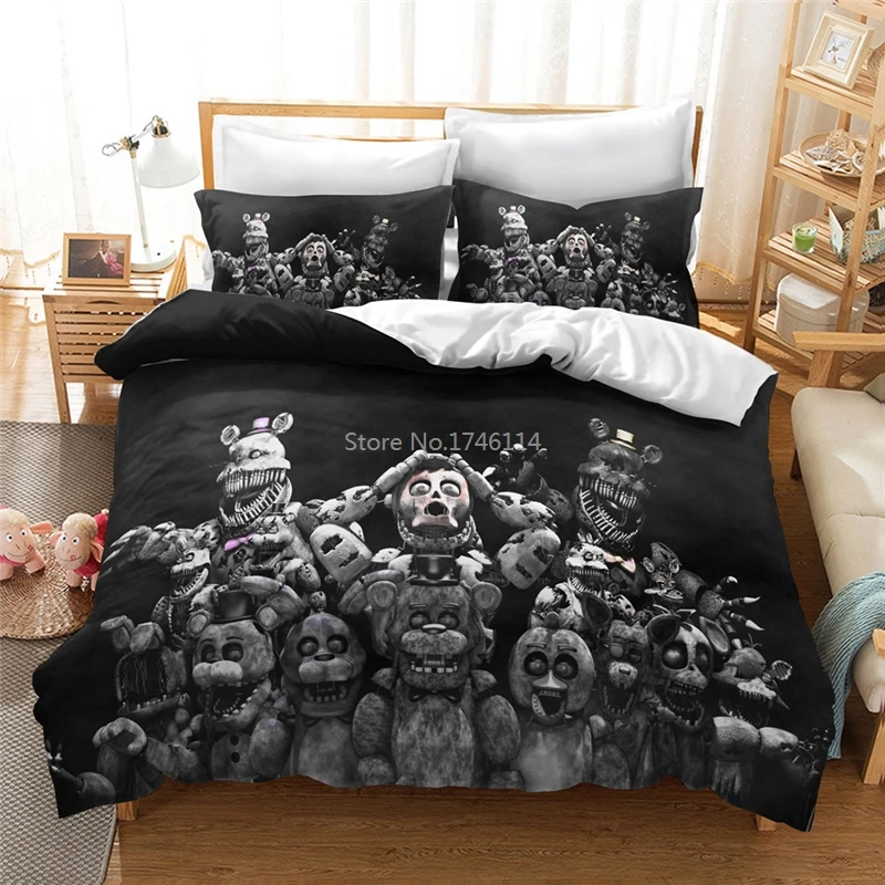 Five Nights At Freddy's 3D Bedding Set Luxury Duvet Cover Pillowcases Set Bedclothes Home Textile Twin Fulll Queen King Size
Five Nights At Freddy's 3D Bedding Set Luxury Duvet Cover Pillowcases Set Bedclothes Home Textile Twin Fulll Queen King Size