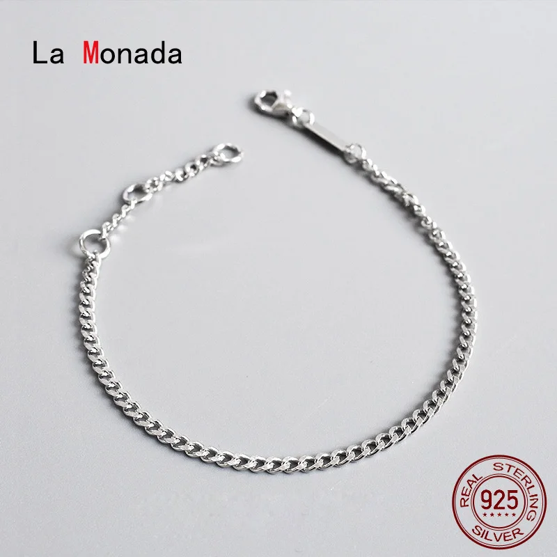 Женские браслеты из серебра 925 пробы La Monada, винтажные минималистичные ювелирные изделия из чистого серебра 925 пробы, браслеты-цепочки для же...
Женские браслеты из серебра 925 пробы La Monada, винтажные минималистичные ювелирные изделия из чистого серебра 925 пробы, браслеты-цепочки для же...