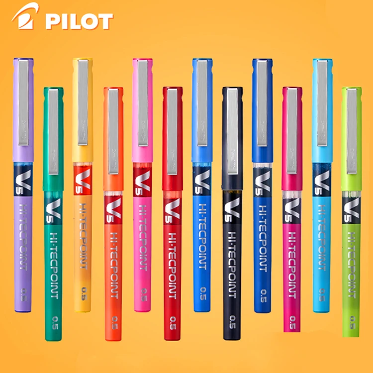 

Discount 12 Colors Japan Pilot BX-V5 Hi-Tecpoint Gel Pens Set 0.5mm Smooth Writing School Stationery Gel Ink Pen Dlugopisy
