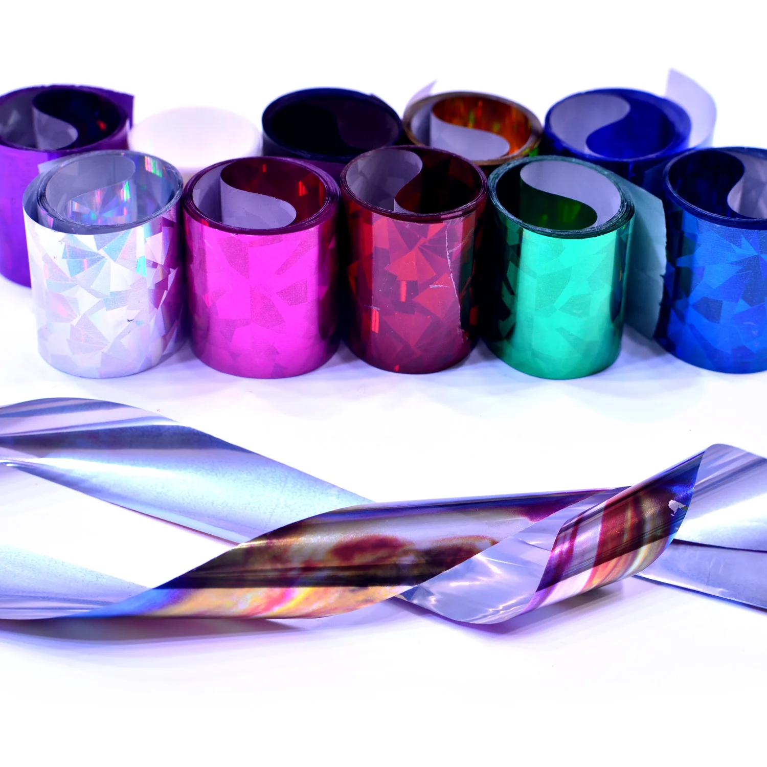 10 PCS Starry Sky Nail Foil Holographic Nail Art Transfer Sticker Decoration DIY Design Tips
10 PCS Starry Sky Nail Foil Holographic Nail Art Transfer Sticker Decoration DIY Design Tips