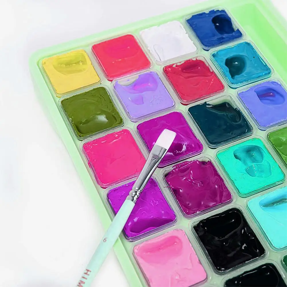 24/18Colors Gouache Paint Set With Palette 30ml Unique Artists Toxic For Student Cup Gouache Jelly Art Paint Supplies Desig J9Q5
24/18Colors Gouache Paint Set With Palette 30ml Unique Artists Toxic For Student Cup Gouache Jelly Art Paint Supplies Desig J9Q5