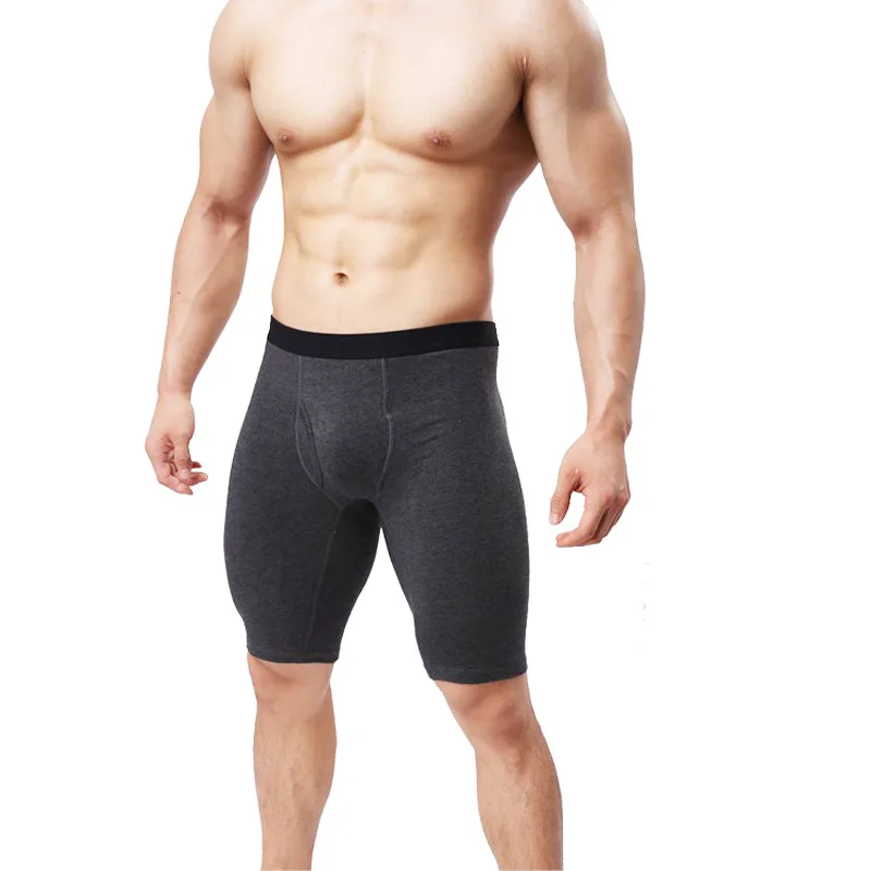 Men's Underwear Boxers Shorts Long Cotton Solid Color Sports Fitness Bicycle Wear-Resistant Leg Front Fastening Sports Underwear
Men's Underwear Boxers Shorts Long Cotton Solid Color Sports Fitness Bicycle Wear-Resistant Leg Front Fastening Sports Underwear