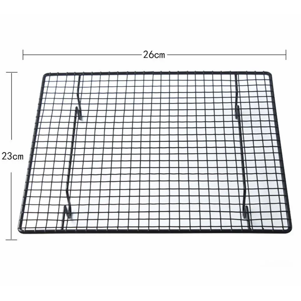 26cm*23cm*3cm Bakery Tools Grid Steel Non-Stick Cake Cooling Net Cooling Tray Barbecue Net Kitchen Supplies 
26cm*23cm*3cm Bakery Tools Grid Steel Non-Stick Cake Cooling Net Cooling Tray Barbecue Net Kitchen Supplies