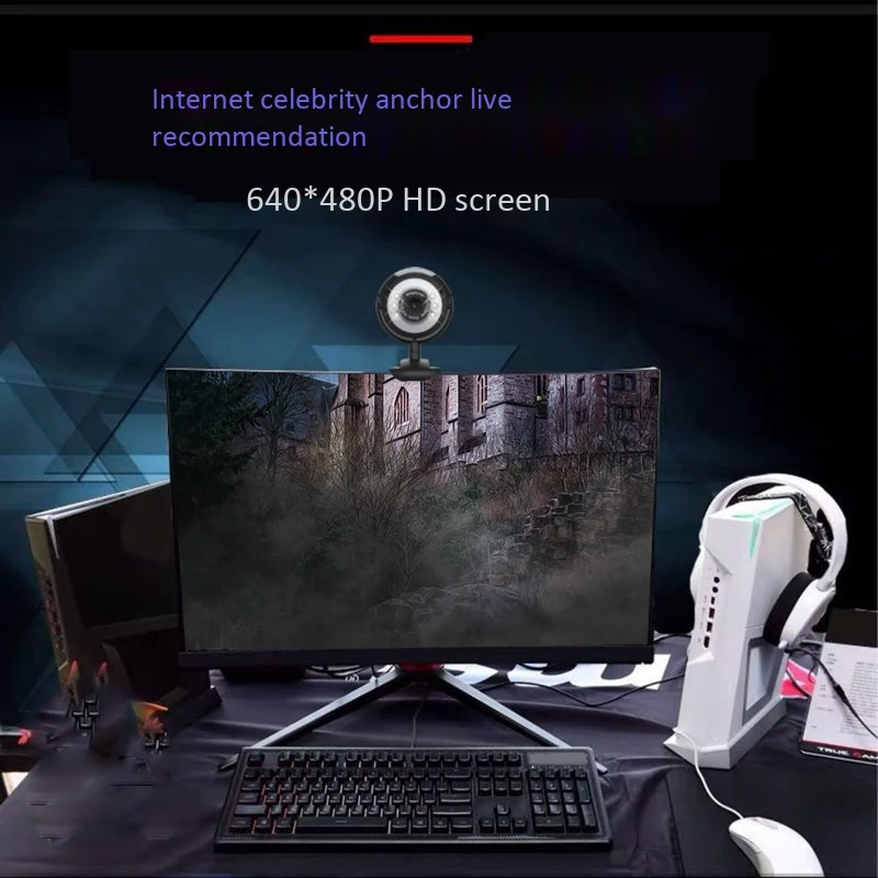 USB Video Computer Camera Six Lights Night Vision Non Drive Clip Camera HD Camera Network
USB Video Computer Camera Six Lights Night Vision Non Drive Clip Camera HD Camera Network