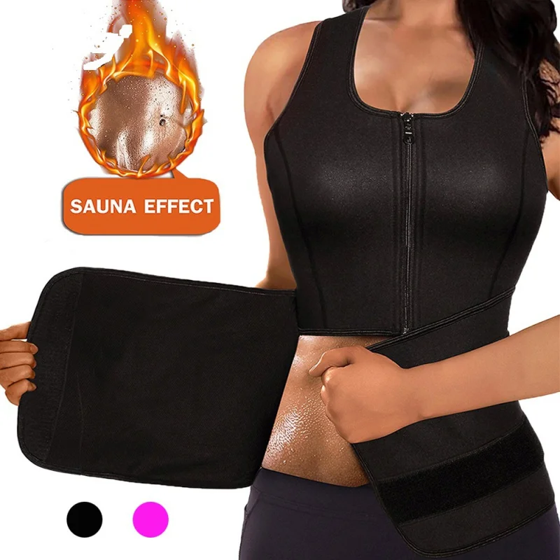 Women Body Shaper Neoprene Tops Waist Support Slimming Belt Fitness Abdomen Control Adjustable Corset Tank Tops
Women Body Shaper Neoprene Tops Waist Support Slimming Belt Fitness Abdomen Control Adjustable Corset Tank Tops