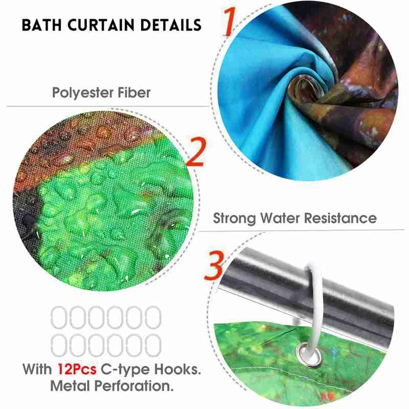3D Nature Scenery Bathroom Set Shower Curtain Toilet Lid Cover Bath Mat 4Pcs Set
3D Nature Scenery Bathroom Set Shower Curtain Toilet Lid Cover Bath Mat 4Pcs Set