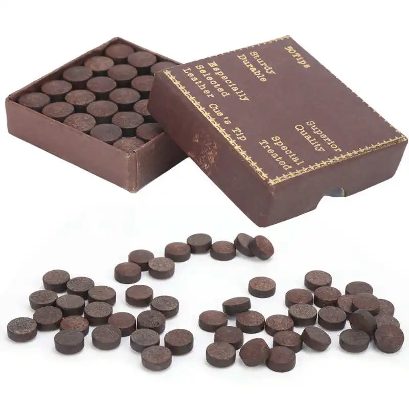 50pcs/box 9MM/10MM/11MM/12MM Cue Tips Kit Snooker Cue Tips Pool Cue Tips Billiard Cue Head Billiard Accessories
50pcs/box 9MM/10MM/11MM/12MM Cue Tips Kit Snooker Cue Tips Pool Cue Tips Billiard Cue Head Billiard Accessories