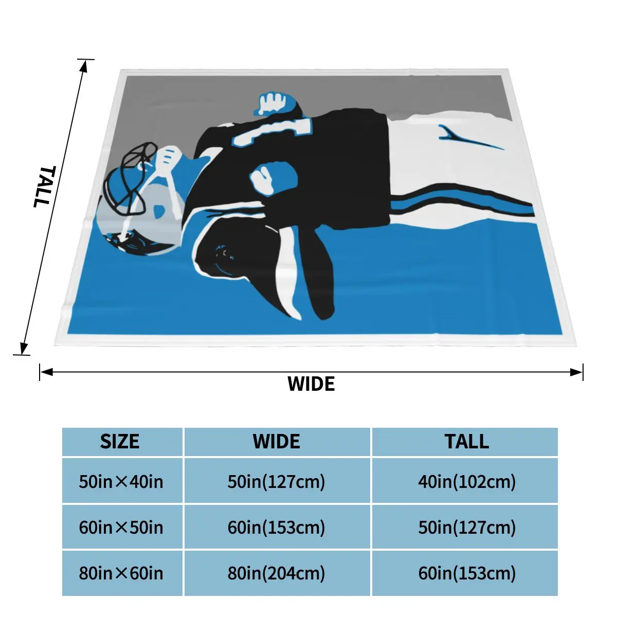Blanket 1 Cam Newton Carolina Ultra Soft Micro Fleece Cozy Lightweight Microfiber Flannel All Season Living Room Vertical
Blanket 1 Cam Newton Carolina Ultra Soft Micro Fleece Cozy Lightweight Microfiber Flannel All Season Living Room Vertical