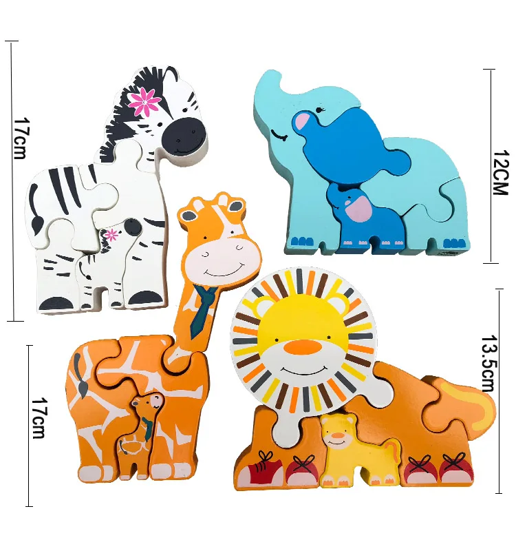 Baby Wooden toys 3D metal Cartoon Animal Puzzle Funny Zebra Lion Puzzle Assemble Baby Educational Toys Puzzle for children gifts
Baby Wooden toys 3D metal Cartoon Animal Puzzle Funny Zebra Lion Puzzle Assemble Baby Educational Toys Puzzle for children gifts