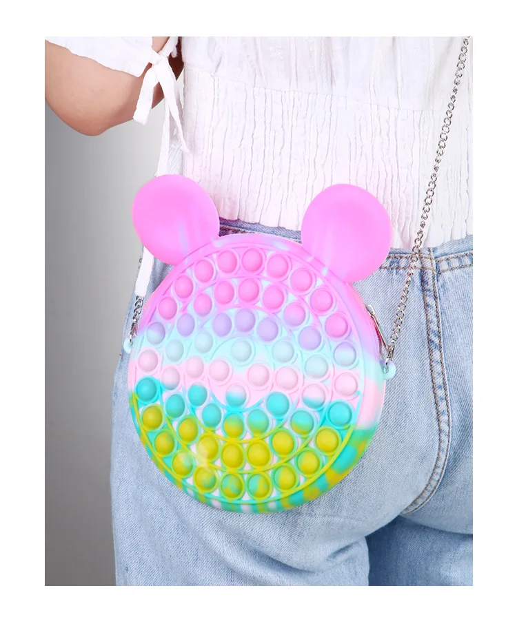 Disney Mickey Minnie Mouse Relive Stress Fidget Toys Cute Silicone 3D Bags Women Push Bubble Wallet For Autism Special
Disney Mickey Minnie Mouse Relive Stress Fidget Toys Cute Silicone 3D Bags Women Push Bubble Wallet For Autism Special