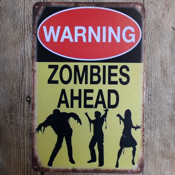 Metal Tin Sign 20*30 Cm Warning Zombie Ahead Sticker Decor Bar Pub Home Vintage Retro Poster Comic Sticker Metal Painting 2021
Metal Tin Sign 20*30 Cm Warning Zombie Ahead Sticker Decor Bar Pub Home Vintage Retro Poster Comic Sticker Metal Painting 2021