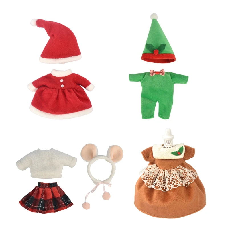 Christmas Baby Girl for Doll Suit DIY Miniature Dolls Clothes Accessories Supplies for Small Baby Girl DY Match Clothes 
Christmas Baby Girl for Doll Suit DIY Miniature Dolls Clothes Accessories Supplies for Small Baby Girl DY Match Clothes