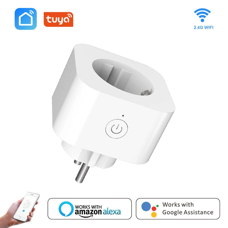 16A WiFi EU Smart Plug Socket With Power Energy Monitor Timing Function Plug Smart Life APP Control Works With Alexa Google Home
16A WiFi EU Smart Plug Socket With Power Energy Monitor Timing Function Plug Smart Life APP Control Works With Alexa Google Home
