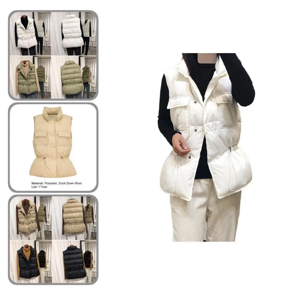 Cardigan Great Sleeveless Cardigan Tight Waist Lady Waistcoat Warm Winter Vest Slim for Work
Cardigan Great Sleeveless Cardigan Tight Waist Lady Waistcoat Warm Winter Vest Slim for Work