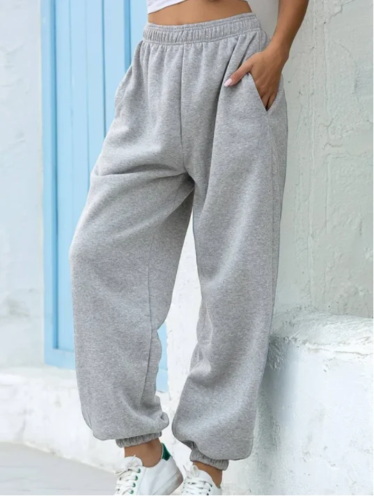 Female Pants Women's Autumn and Winter Cotton Casual Solid Color Pocket Trousers Fashion Plus Size Sports Running Women's Pants
Female Pants Women's Autumn and Winter Cotton Casual Solid Color Pocket Trousers Fashion Plus Size Sports Running Women's Pants