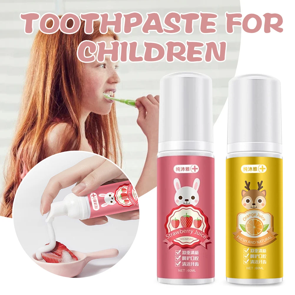 Kids Foam Toothpaste Natural Formula Strawberry Orange Flavor Foam Toothpaste Dental Care Oral Cleaning Foam Household
Kids Foam Toothpaste Natural Formula Strawberry Orange Flavor Foam Toothpaste Dental Care Oral Cleaning Foam Household