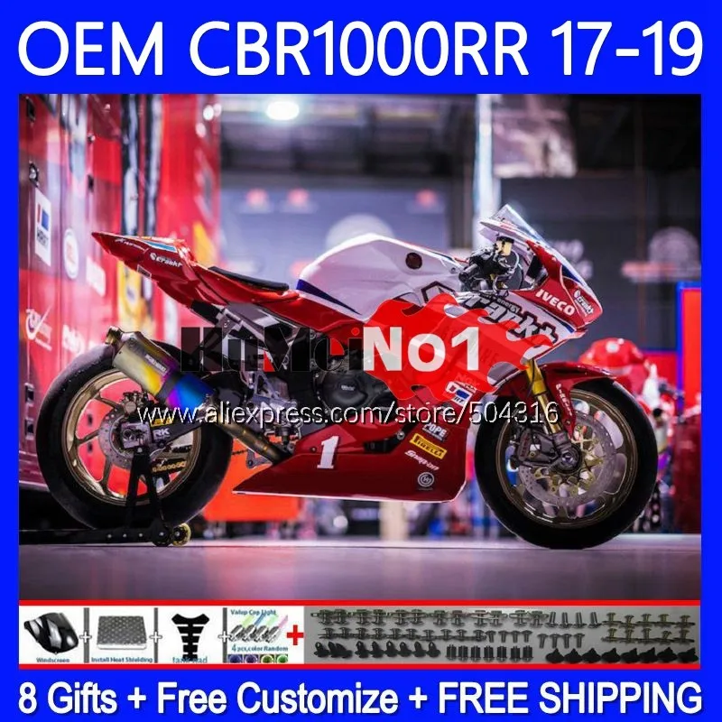 Injection Body For HONDA CBR1000 CBR 1000 RR CC CBR1000RR 17 18 19 8MC.57 CBR 1000CC 1000RR 2017 2018 2019 Fairing Metallic Red
Injection Body For HONDA CBR1000 CBR 1000 RR CC CBR1000RR 17 18 19 8MC.57 CBR 1000CC 1000RR 2017 2018 2019 Fairing Metallic Red