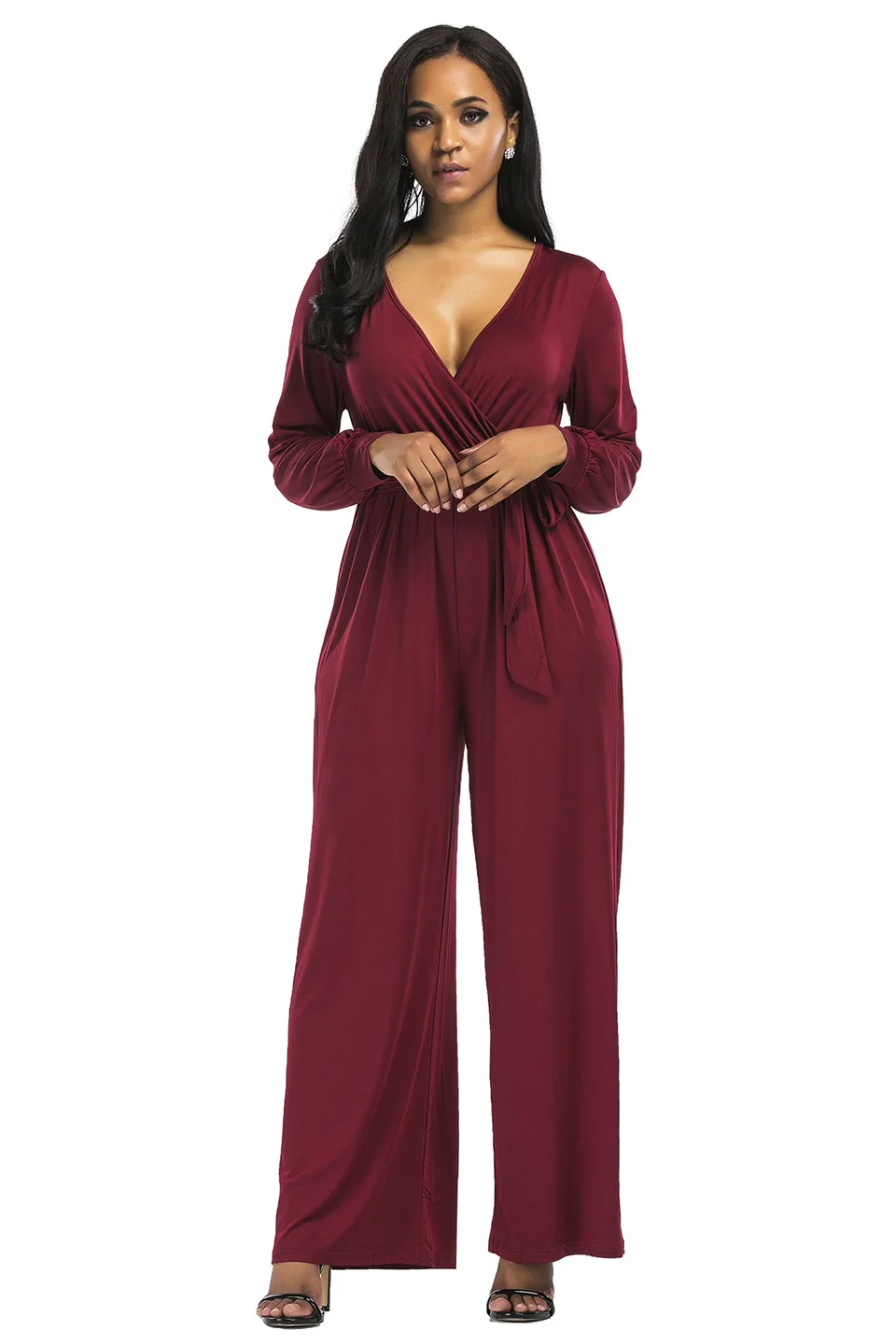 1 Hongmiao 2021 summer women's autumn long sleeve women's casual Jumpsuit women's wide leg pants Jumpsuit belt sexy yoga pants
1 Hongmiao 2021 summer women's autumn long sleeve women's casual Jumpsuit women's wide leg pants Jumpsuit belt sexy yoga pants