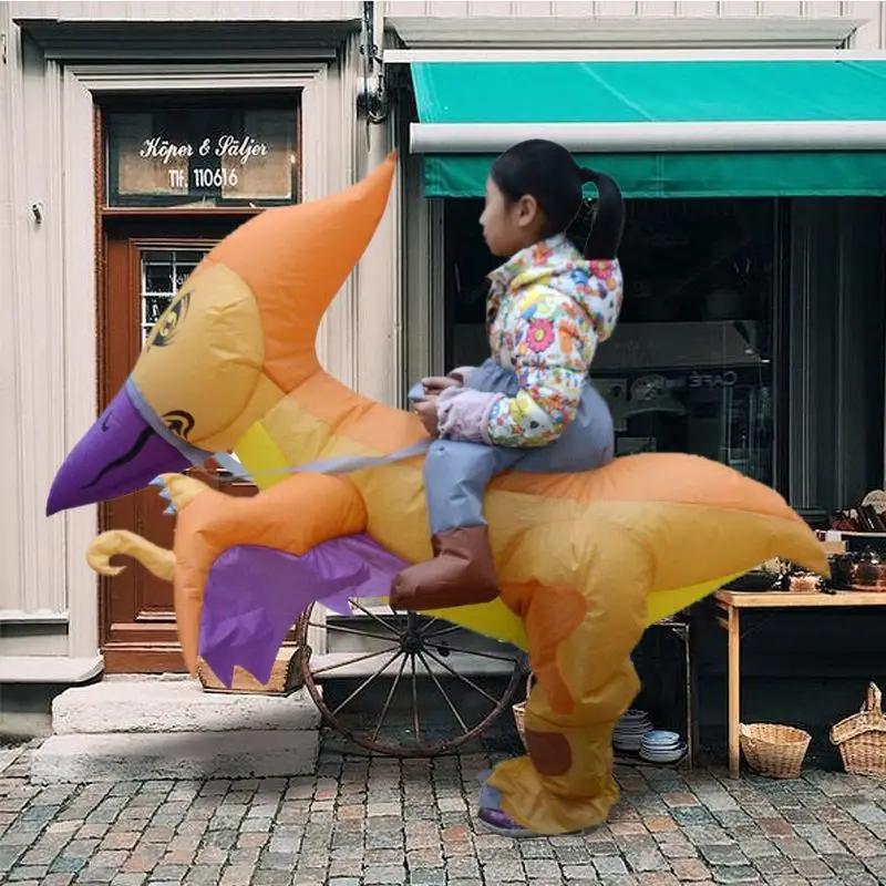 Inflatable Children Riding Pterodactyl Costume Fancy Dress Cosplay Wildlife Dress Up Halloween Theme Party Kids Performance Prop
Inflatable Children Riding Pterodactyl Costume Fancy Dress Cosplay Wildlife Dress Up Halloween Theme Party Kids Performance Prop