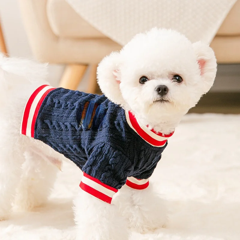 Autumn and Winter Dog Clothes Short Twist Knit Sweater Small Dog Spring Two-legged Cat Pet Clothes French Bulldog Clothes
Autumn and Winter Dog Clothes Short Twist Knit Sweater Small Dog Spring Two-legged Cat Pet Clothes French Bulldog Clothes