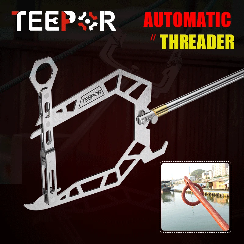 Teepol - Multipurpose Dock Hook Tool Unique Desing Stainless Steel The TEEPOR-Easy Long-distance Threader Accessories
Teepol - Multipurpose Dock Hook Tool Unique Desing Stainless Steel The TEEPOR-Easy Long-distance Threader Accessories