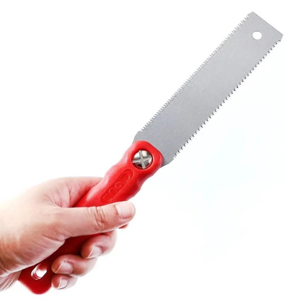 1 Double Edged Japanese Pull Mini Saw 65mn Steel Flexible Blade 3-edge Tooth Hand Saw For Wood Plastic Cutting Woodworking Tool
1 Double Edged Japanese Pull Mini Saw 65mn Steel Flexible Blade 3-edge Tooth Hand Saw For Wood Plastic Cutting Woodworking Tool