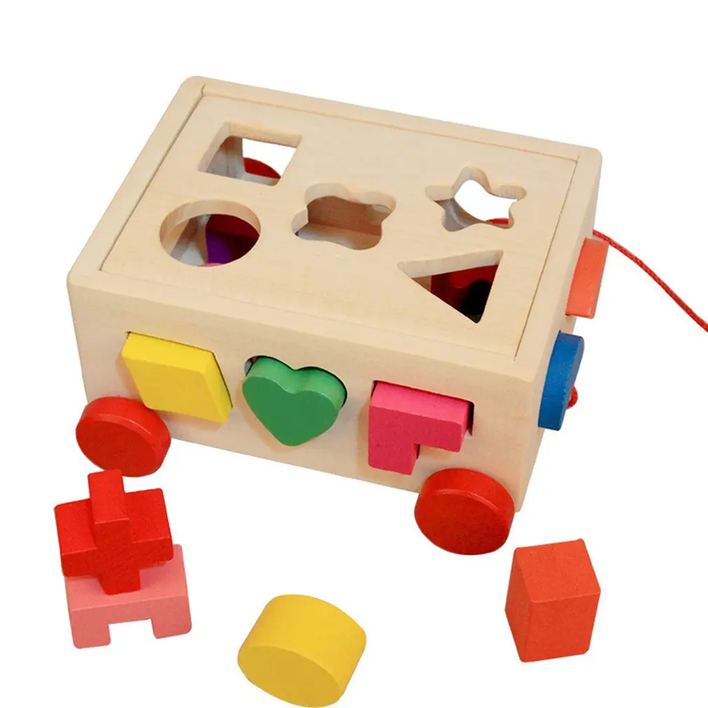 Shape Matching Toys For Early Education Children's Intelligence Box Wooden Drag Toy Children's Educational Toys
Shape Matching Toys For Early Education Children's Intelligence Box Wooden Drag Toy Children's Educational Toys