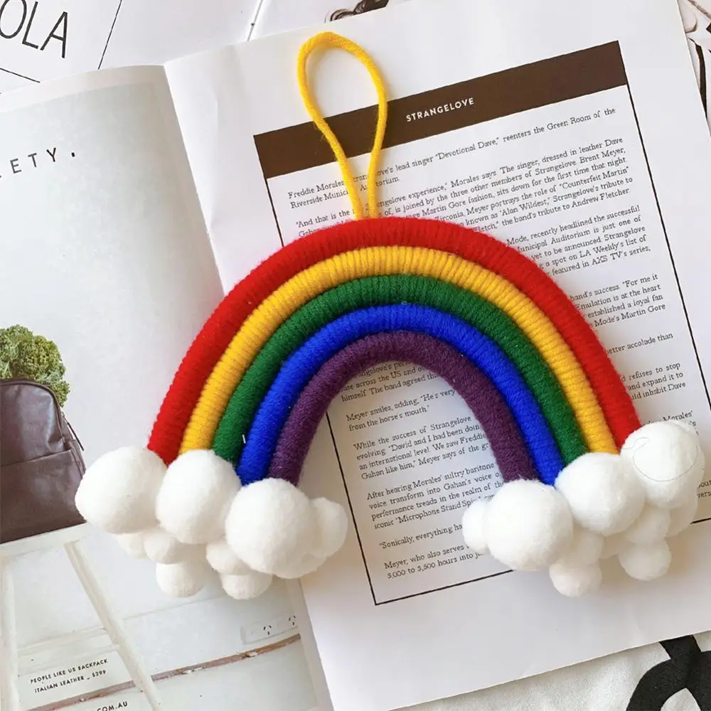 INS Nordic Hand Woven Cloud Rainbow Pendant For Kids Room Decorations Baby Bed Tent Hanging Ornaments Nursery Decor Photo Props
INS Nordic Hand Woven Cloud Rainbow Pendant For Kids Room Decorations Baby Bed Tent Hanging Ornaments Nursery Decor Photo Props