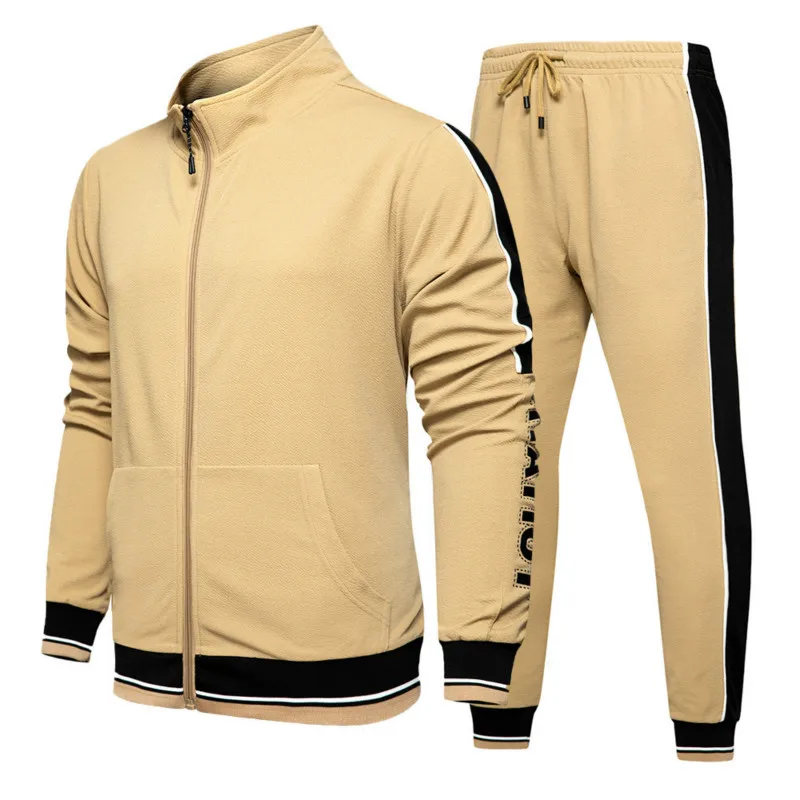 2020 Autumn Men's 2 Pc Print Sets New Sportwear Fit O collar Brand Elastic band Jacket Pants Active Suits Casual Zipper Slim
2020 Autumn Men's 2 Pc Print Sets New Sportwear Fit O collar Brand Elastic band Jacket Pants Active Suits Casual Zipper Slim