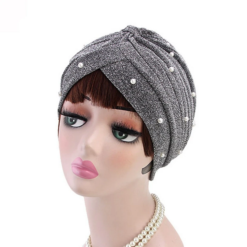 India Muslim Women Stretch Turban Caps Femme Pearls Headscarf Hijab Scarf Head Wrap Beanie Bonnet
India Muslim Women Stretch Turban Caps Femme Pearls Headscarf Hijab Scarf Head Wrap Beanie Bonnet