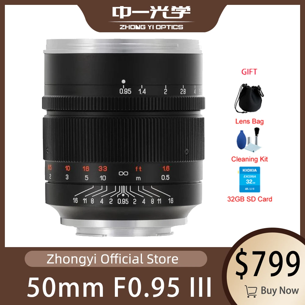 Zhongyi оптика 50 мм F0.95 III полная Рамка Ручной фокус фиксированный фокус основной портретный объектив для Canon Nikon Sony L крепление
Zhongyi оптика 50 мм F0.95 III полная Рамка Ручной фокус фиксированный фокус основной портретный объектив для Canon Nikon Sony L крепление