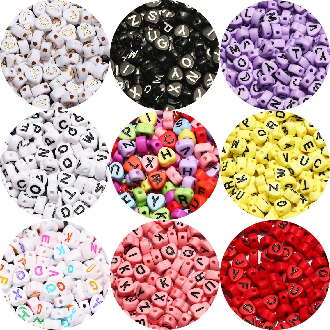 7mm Mix Heart Letter Acrylic Beads Loose Spacer Beads For Jewelry Making Diy Charm Necklace Bracelet Accessories
7mm Mix Heart Letter Acrylic Beads Loose Spacer Beads For Jewelry Making Diy Charm Necklace Bracelet Accessories