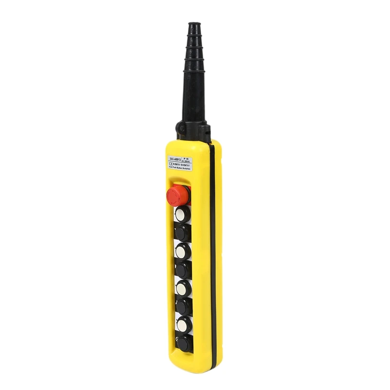 XAC-A8913 8-Button Double-Speed Hoist Pendant Control Station with Emergency Stop Waterproof Anti-Squeeze Insulation
XAC-A8913 8-Button Double-Speed Hoist Pendant Control Station with Emergency Stop Waterproof Anti-Squeeze Insulation
