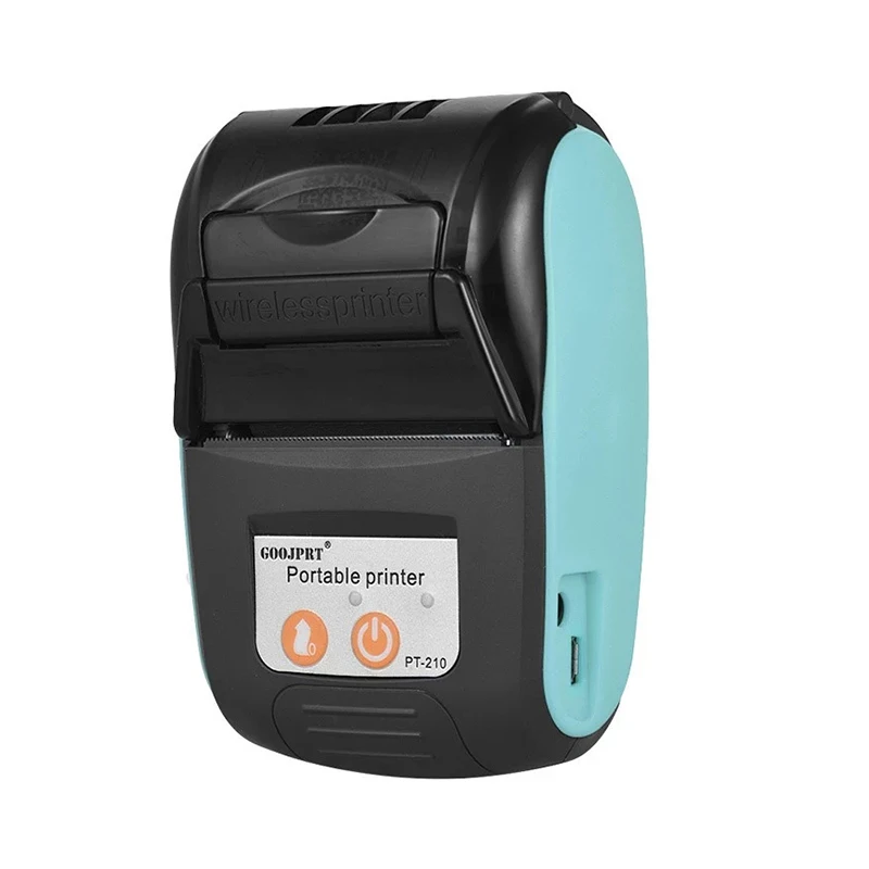 GOOJPRT PT-210 Portable Thermal Printer Handheld 58mm Receipt Printer for Retail Stores Restaurants Factories Logistics
GOOJPRT PT-210 Portable Thermal Printer Handheld 58mm Receipt Printer for Retail Stores Restaurants Factories Logistics