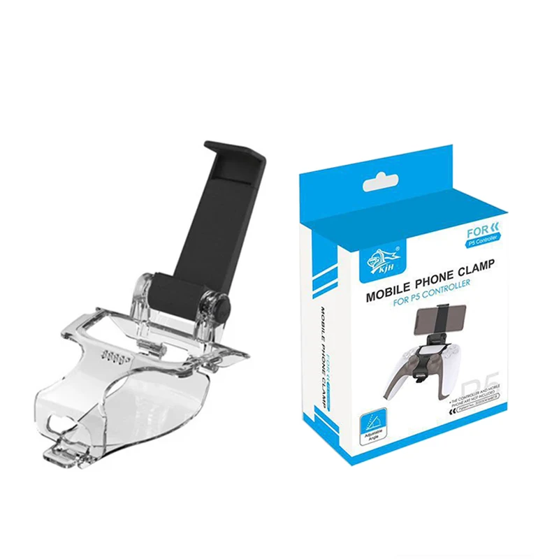 For PlayStation 5 PS5 Wireless Controller Gamepad Mobile Phone Holder Mobile Phone Bracket Clip Cell Phone Clamp
For PlayStation 5 PS5 Wireless Controller Gamepad Mobile Phone Holder Mobile Phone Bracket Clip Cell Phone Clamp